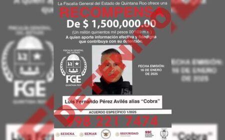 Capturan al comandante “Cobra”, expolicía de Tulum vinculado a desapariciones forzadas, buscan a su cómplice