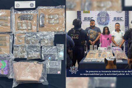 Atrapan a traficante de armas y municiones en Playa del Carmen