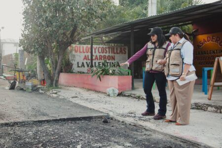 Supervisa Estefanía Mercado obras de infraestructura en Playa del Carmen