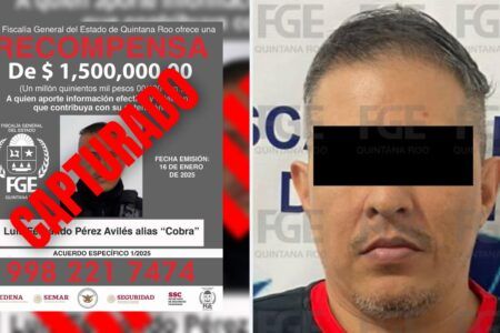 Captura FGE de Quintana Roo a Luis Fernando “N”, alias “Cobra”, en Othón P. Blanco; era buscado por desaparición de personas