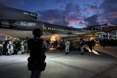 Guardia Nacional desplaza 800 elementos de Quintana Roo a la frontera norte