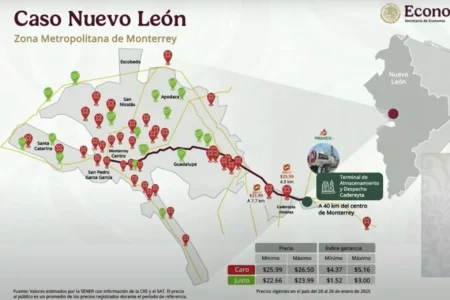 Profeco exhibe a gasolineras de Nuevo León que venden combustible caro