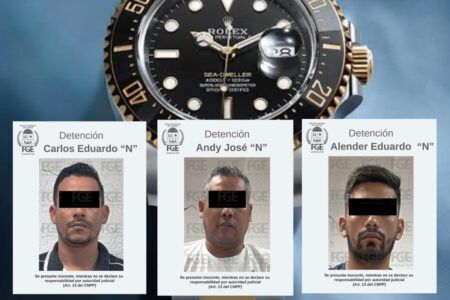 Capturan ladrones de Rolex y clonadores de tarjetas en Cancún