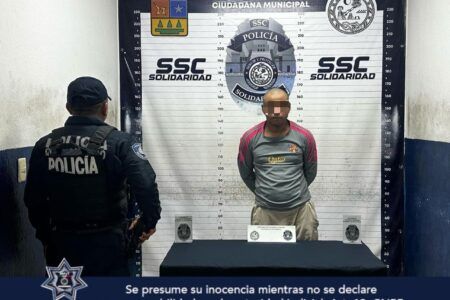 Solitario invasor querían departamento, pero le dan cárcel en Playa del Carmen