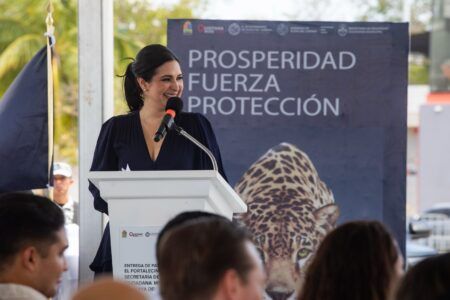 Histórica inversión de mil 200 mdp; Estefanía Mercado fortalece seguridad ciudadana en Playa del Carmen
