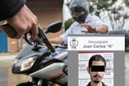 Peligroso líder de banda robamotos fue detenido y ahora es procesado en Cancún