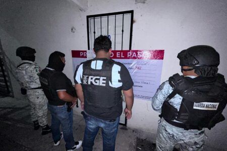 Desmantelan narcoalmacen en el fraccionamiento El Edén de Playa del Carmen; hay dos detenidos