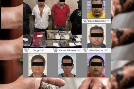 Pagan con cárcel siete peligrosos narcomenudistas detenidos en Cancún, Tulum y Cozumel