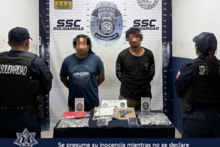 Armados con pistolas, narcomenudistas son capturados con 75 envoltorios de mariguana en In House
