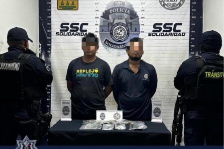 Arrestan a narcovendedores motorizados en Bellavista del Playa de Carmen
