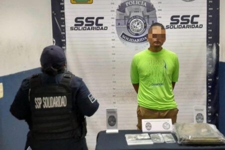 Policías impiden distribución de 12 envoltorios de mariguana en Villas del Sol
