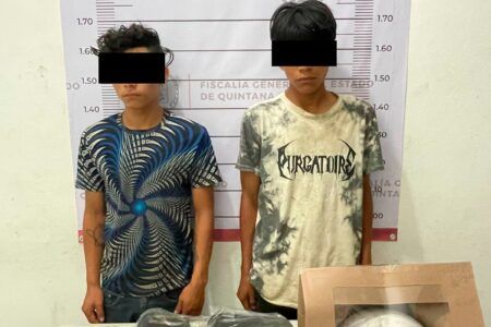 Buscados por tentativa de homicidio en Tulum, pero caen por narcomenudeo
