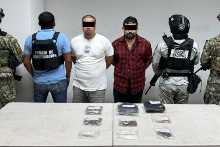 Con crack, cristal y mariguana capturan a tres narcomenudistas en Cancún