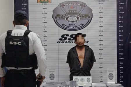 Capturan a Bartolo “N” tras arrebatarle bolso a mujer en la Colonia Centro