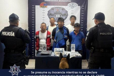 Capturan a narcoalbañiles armados en Pescadores 2 de Playa del Carmen