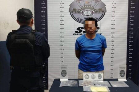 Le cayó la policía a narquillo de la Colosio