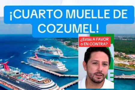 Renán Sánchez Tajonar convoca a cozumeleños opinar sobre el cuarto muelle